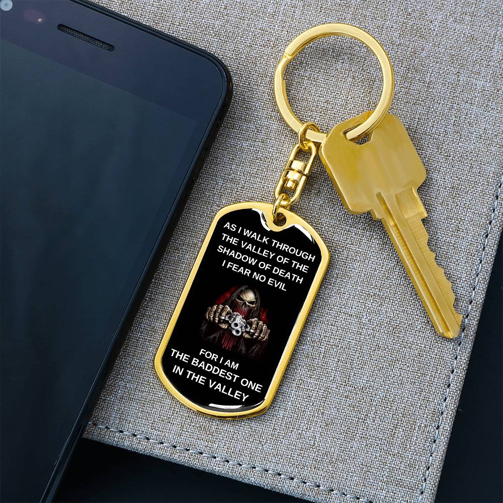 Baddest in the Valley | Military Chain Key Chain