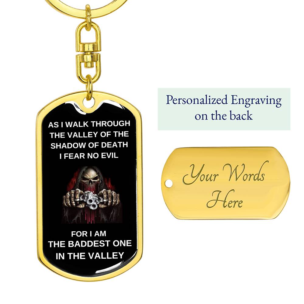 Baddest in the Valley | Military Chain Key Chain