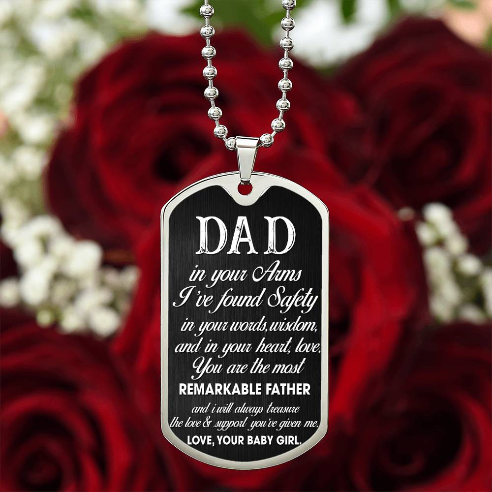 Remarkable Father| Military Chain Necklace