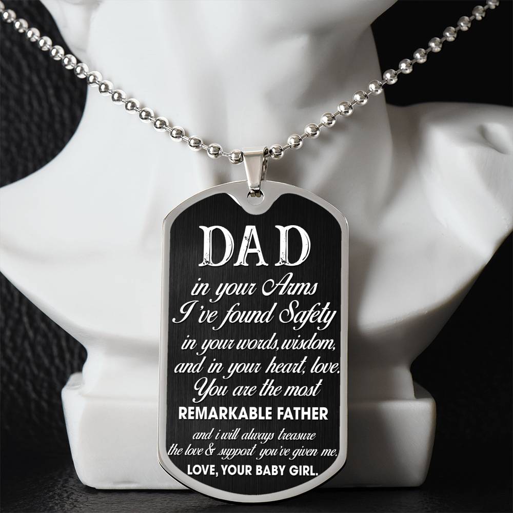 Remarkable Father| Military Chain Necklace