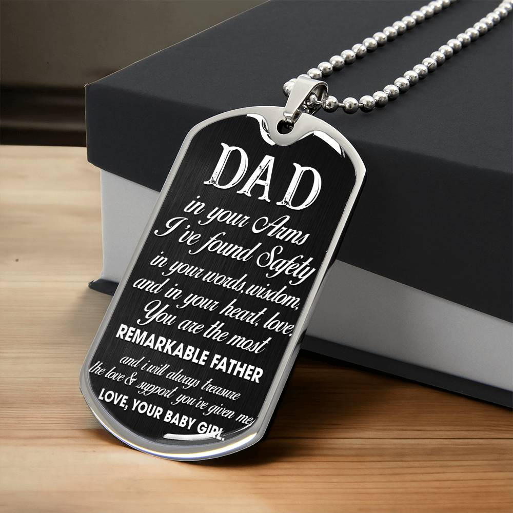 Remarkable Father| Military Chain Necklace