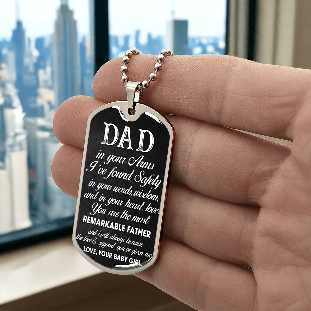 Remarkable Father| Military Chain Necklace