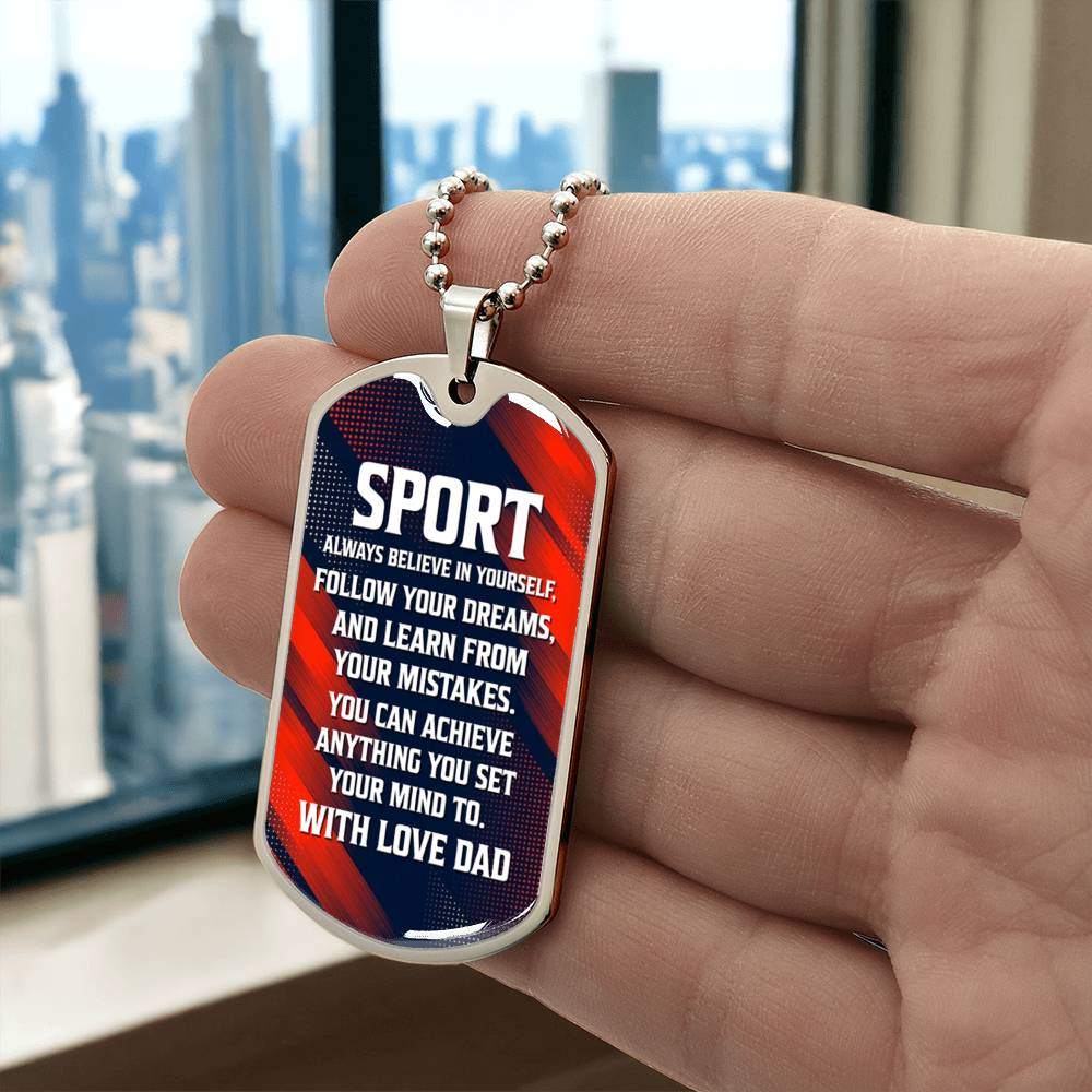 To Sport with Love | Military Chain Necklace