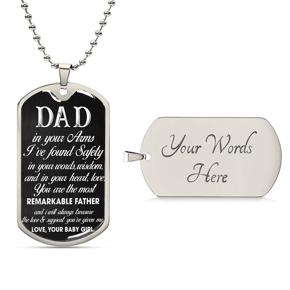 Remarkable Father| Military Chain Necklace