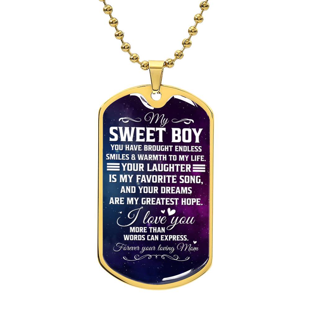 My Sweet Boy | Military Chain Necklace
