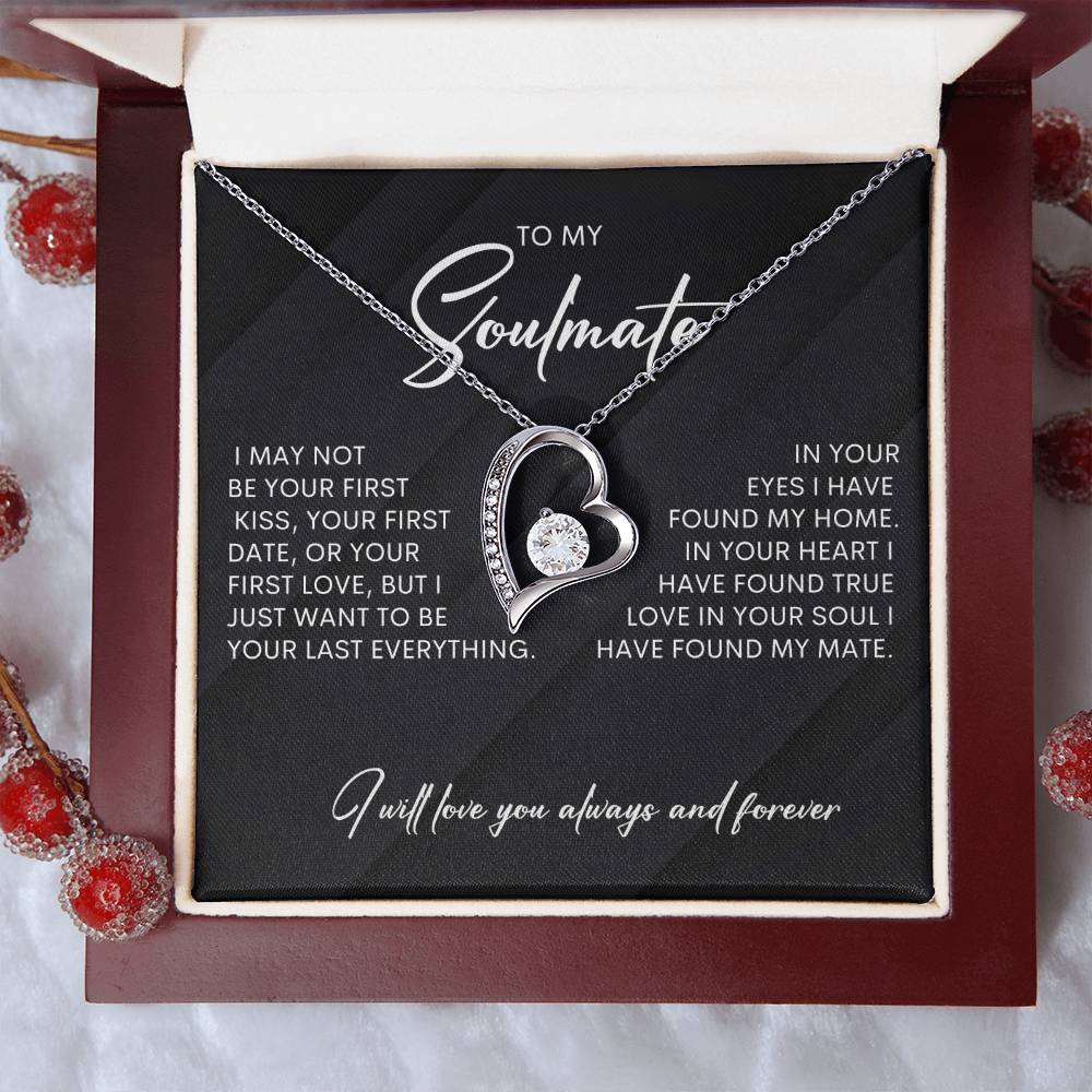 To My Soulmate | I Will Love You, Always & Forever - Forever Love Necklace