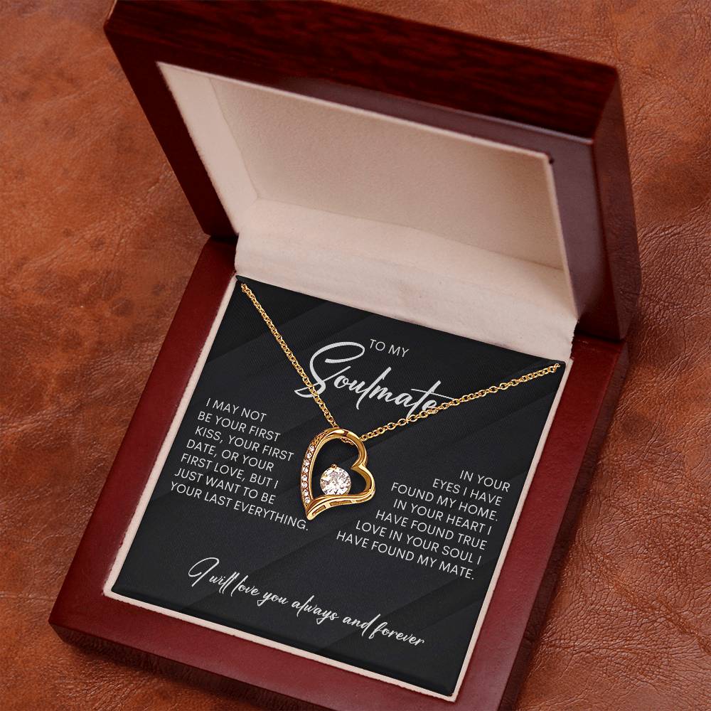 To My Soulmate | I Will Love You, Always & Forever - Forever Love Necklace