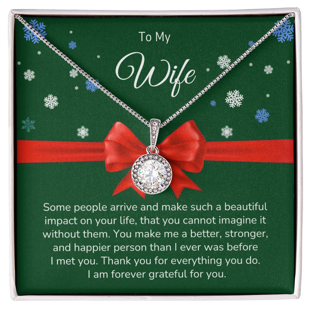 To My Wife | Christmas Eternal Hope Necklace