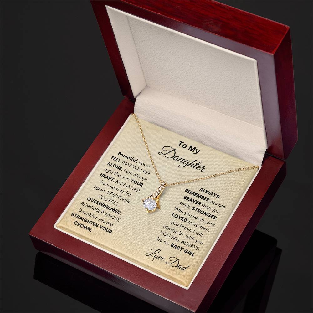To My Daughter from Dad | Necklace