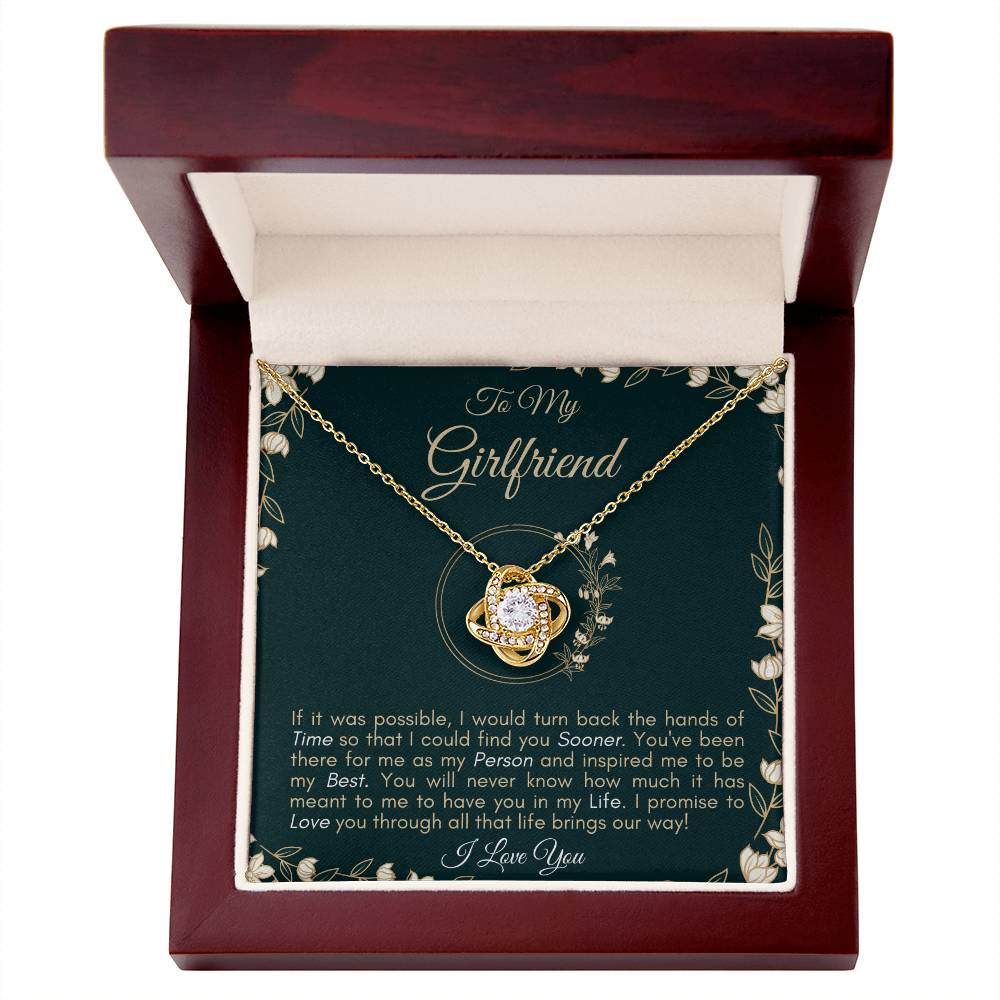 To My Girlfriend | Love Knot Necklace