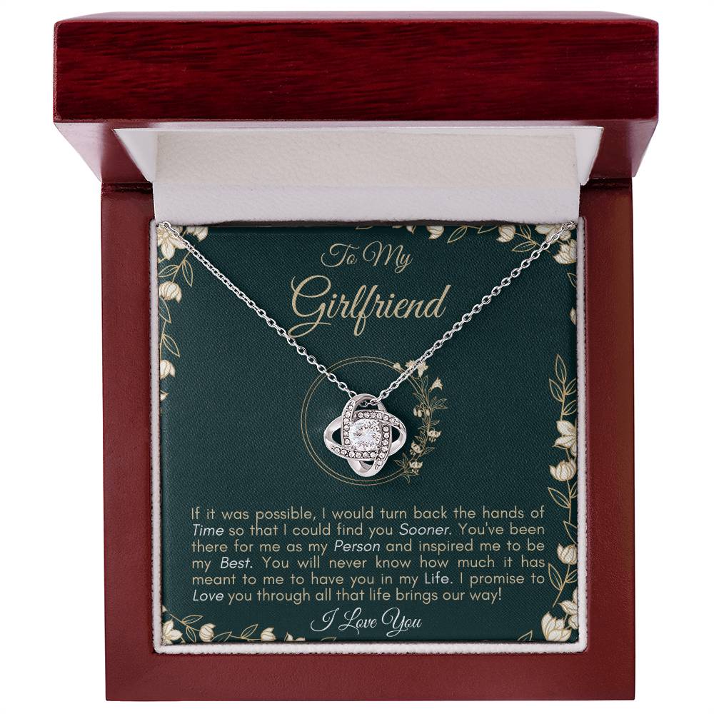 To My Girlfriend | Love Knot Necklace
