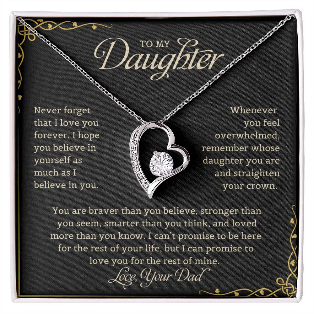 To My Daughter | Forever Love Necklace
