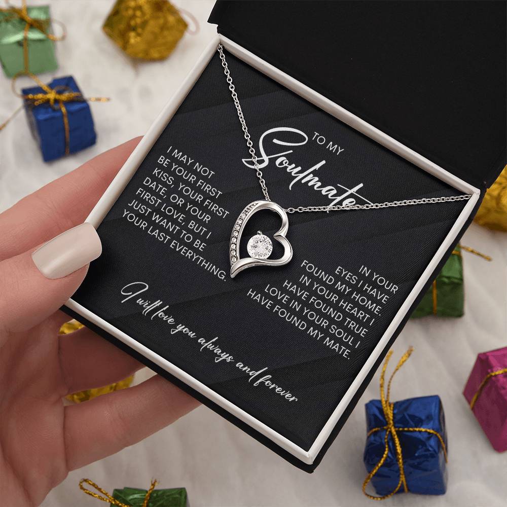 To My Soulmate | I Will Love You, Always & Forever - Forever Love Necklace