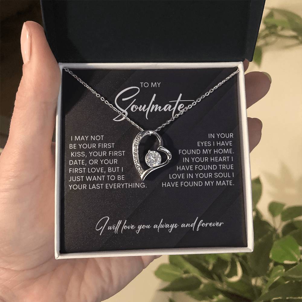 To My Soulmate | I Will Love You, Always & Forever - Forever Love Necklace