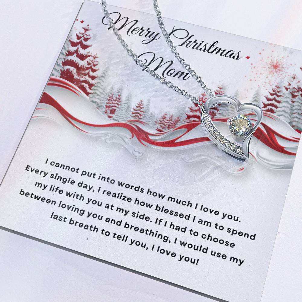 To Mom | Christmas Forever Love Necklace