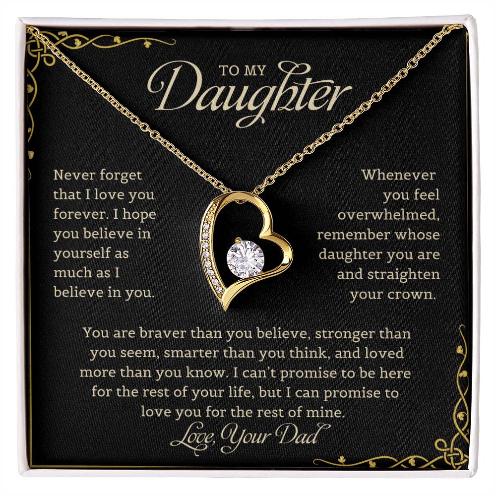 To My Daughter | Forever Love Necklace