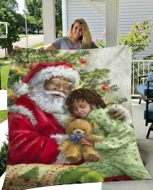 Santa's Lap | Cozy Plush Fleece Blanket