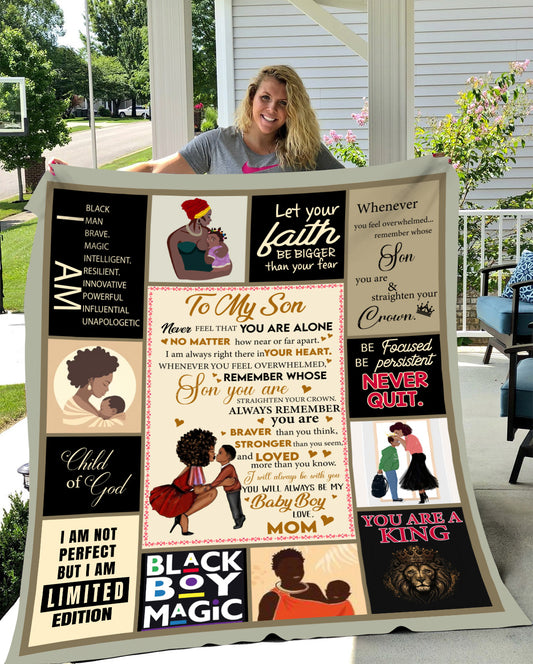 To My King | Cozy Plush Fleece Blanket