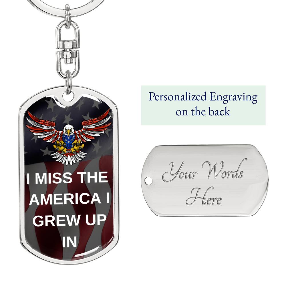 I Miss America | Military Key Chain