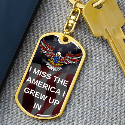 I Miss America | Military Key Chain