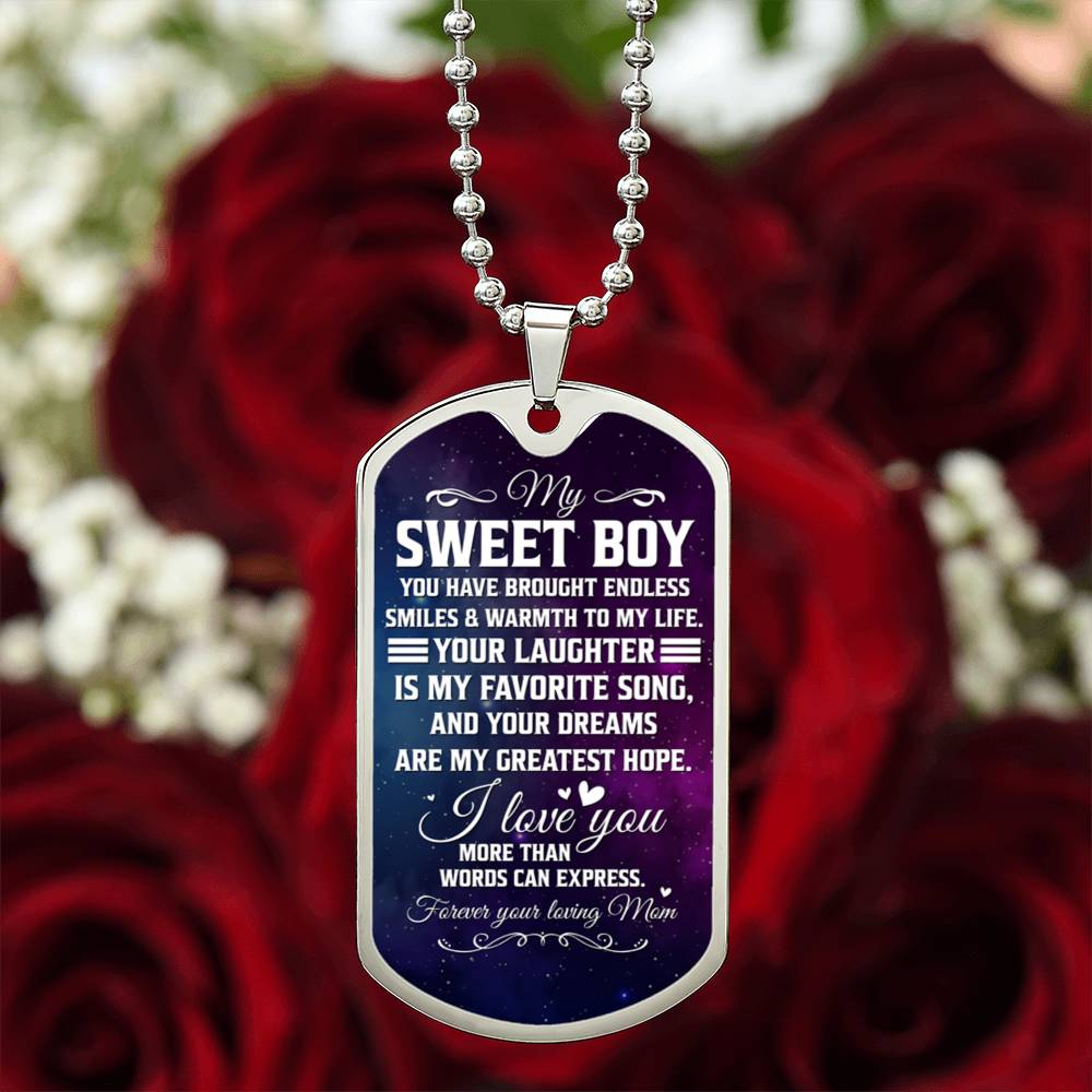 My Sweet Boy | Military Chain Necklace
