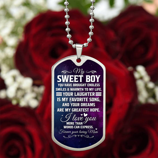 My Sweet Boy | Military Chain Necklace