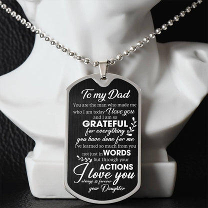 So Grateful  | Military Chain Necklace