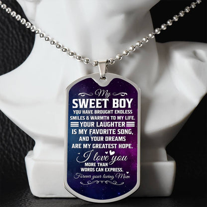 My Sweet Boy | Military Chain Necklace
