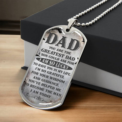 Your the Greatest Dad | Military Chain Necklace