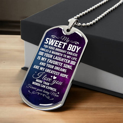 My Sweet Boy | Military Chain Necklace
