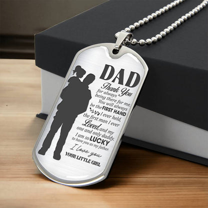 1 and Only Daddy | Military Chain Necklace