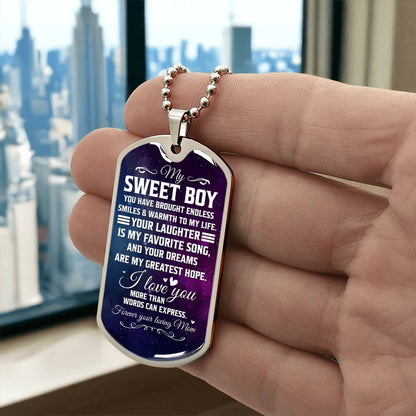 My Sweet Boy | Military Chain Necklace