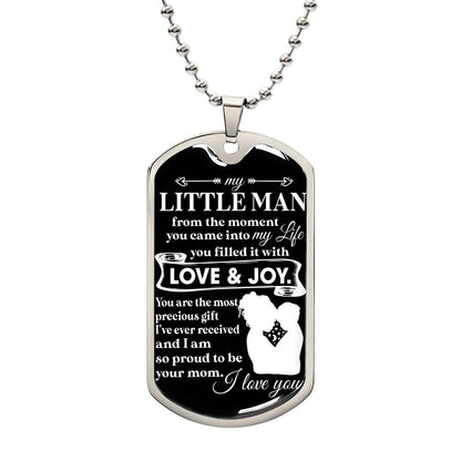 To My Little Man | Military Chain Necklace