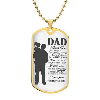 1 and Only Daddy | Military Chain Necklace