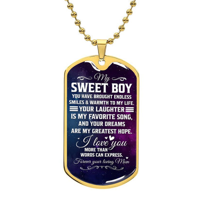 My Sweet Boy | Military Chain Necklace