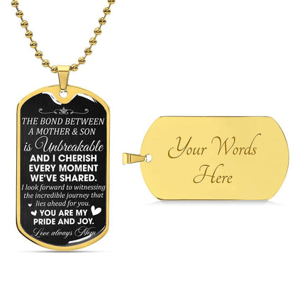 Mother and Son | Military Chain Necklace