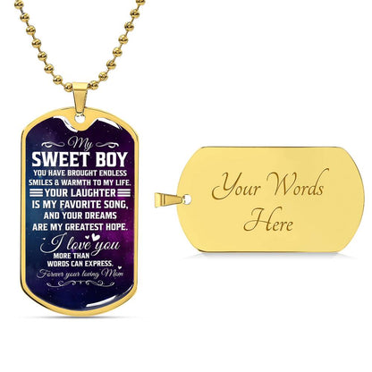 My Sweet Boy | Military Chain Necklace