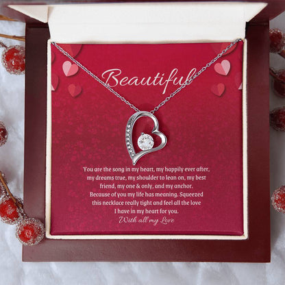 To My Girlfriend | Forever Love Necklace