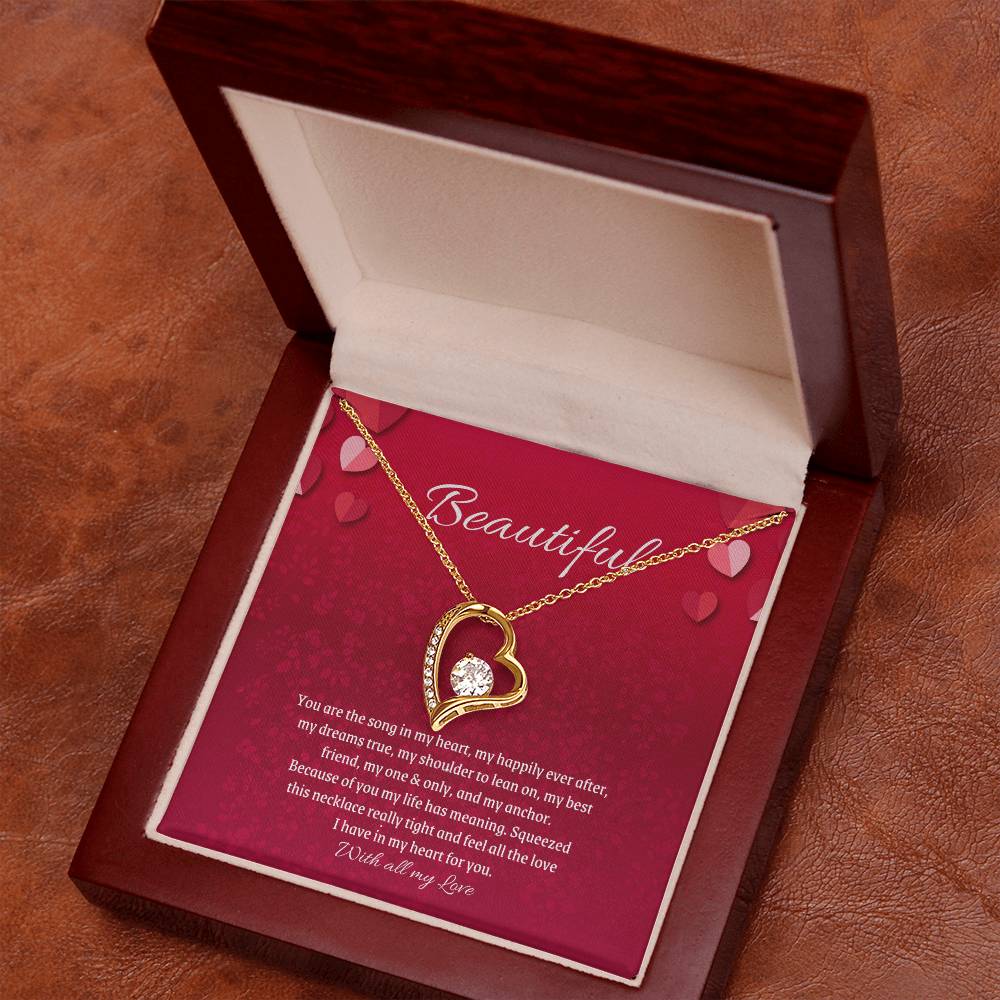 To My Girlfriend | Forever Love Necklace