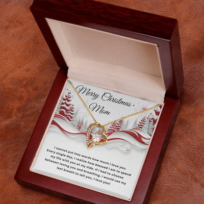 To Mom | Christmas Forever Love Necklace