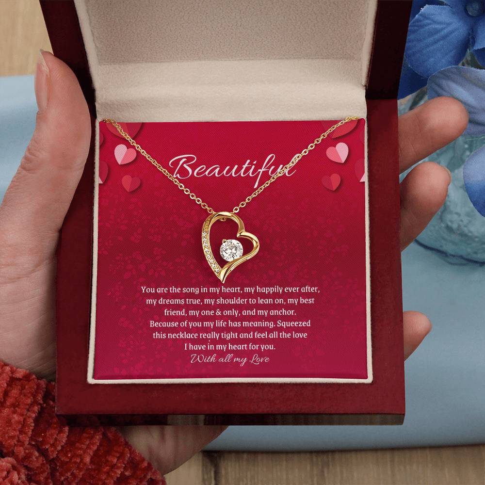 To My Girlfriend | Forever Love Necklace