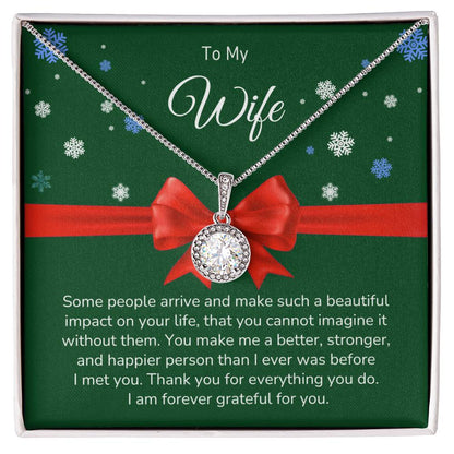 To My Wife | Christmas Eternal Hope Necklace