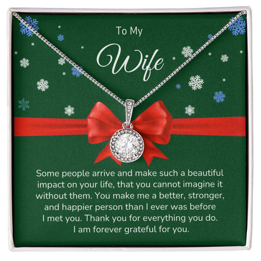 To My Wife | Christmas Eternal Hope Necklace