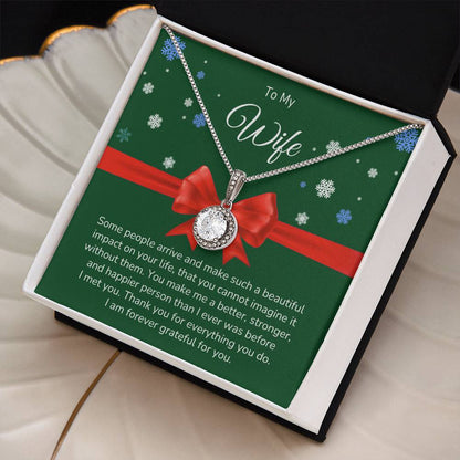 To My Wife | Christmas Eternal Hope Necklace