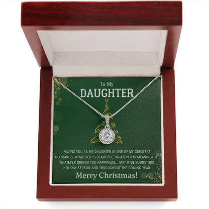 To My Daughter | Christmas Eternal Hope Necklace