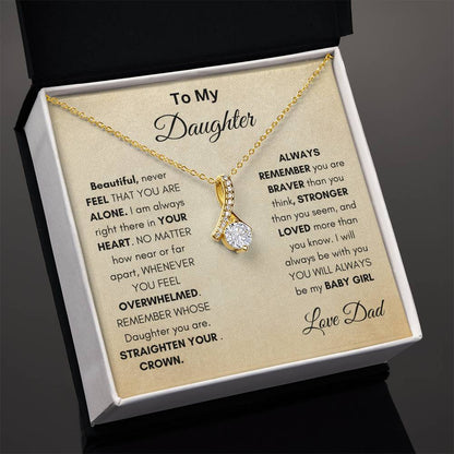 To My Daughter from Dad | Necklace