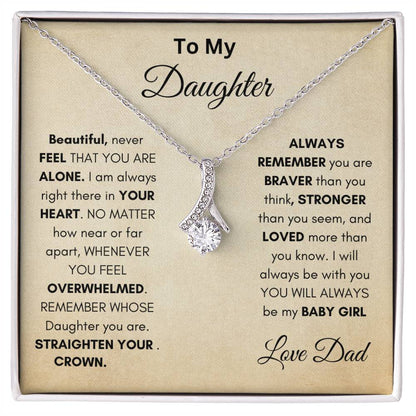 To My Daughter from Dad | Necklace
