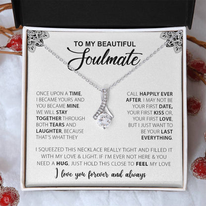 To My Beautiful Soulmate | I Love You, Forever & Always - Alluring Beauty Necklace