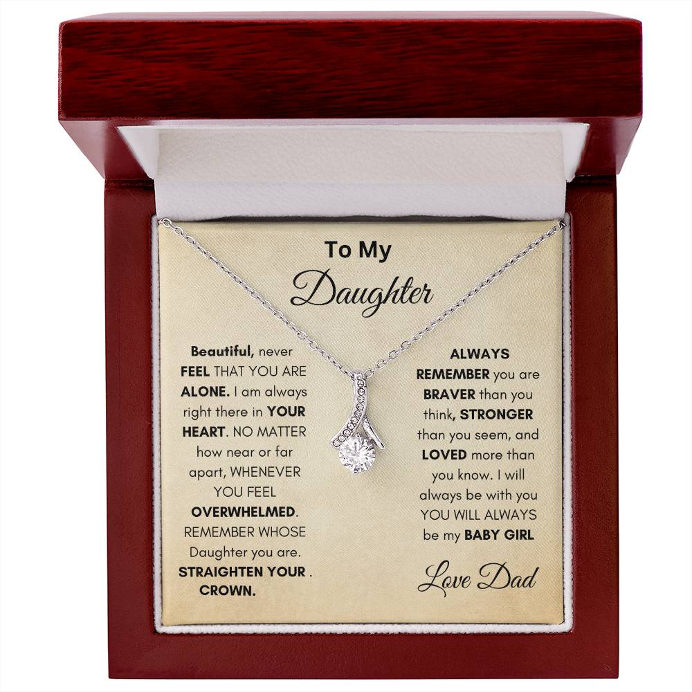 To My Daughter from Dad | Necklace