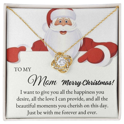 To My Mom | Christmas Love Knot Necklace